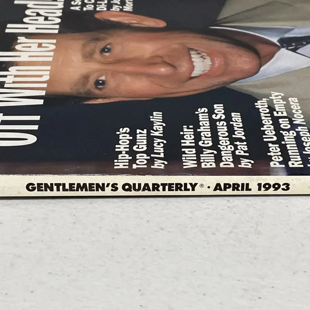 Vintage GQ Magazine April 1993 Prince Charles “Di-Lemma” Ads‎ Mens Cologne